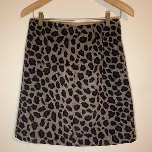 Ann Taylor Cheetah Print Skirt